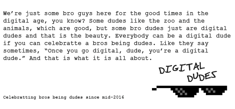 Digital Dudes Description